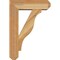 Ekena Millwork Funston Craftsman Rough Sawn Bracket w/ Offset Brace, Western Red Cedar, 6"W x 18"D x 26"H BKT0604X18X26FST04RWR - alternate 4